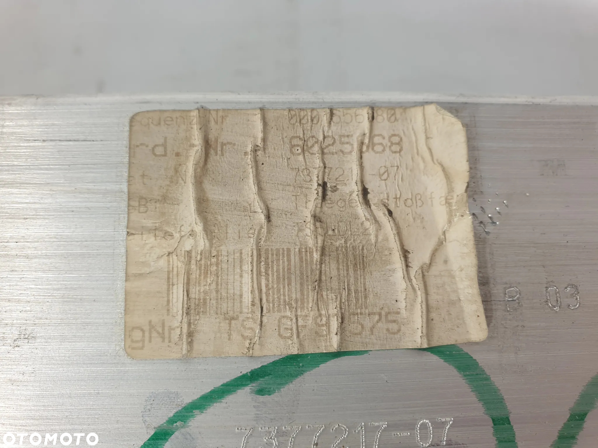 BMW G12 BELKA ZDERZAKA TYŁ 7377217   POTESTOWA MINIMALNY PRZEBIEG - 5