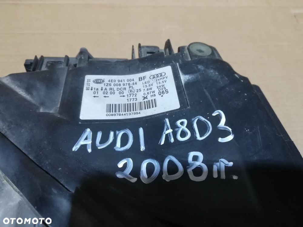 LAMPA LAMPY BI-XENON AUDI A8 D3 KOMPLETNE ZESTAW - 2