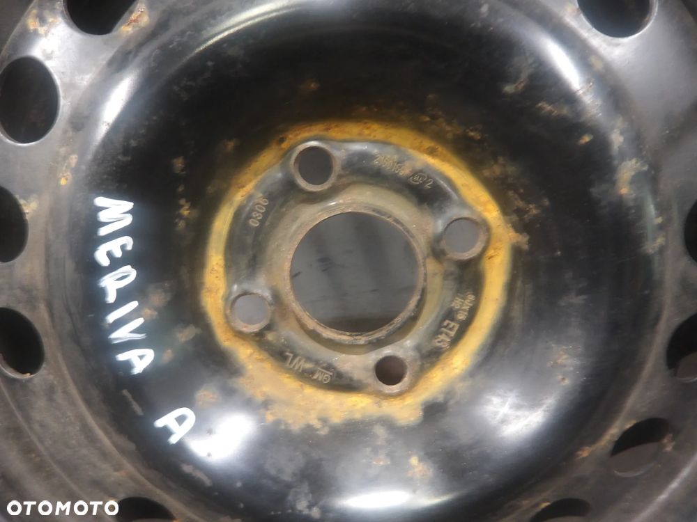OPEL MERIVA A I LIFT 05-10 1.4B KOŁO DOJAZDOWE R15 6J ET43 185/60 4X100 - 3