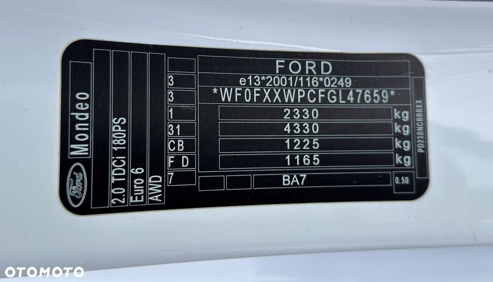 Ford Mondeo 2.0 TDCi ST-Line 4WD PowerShift - 38