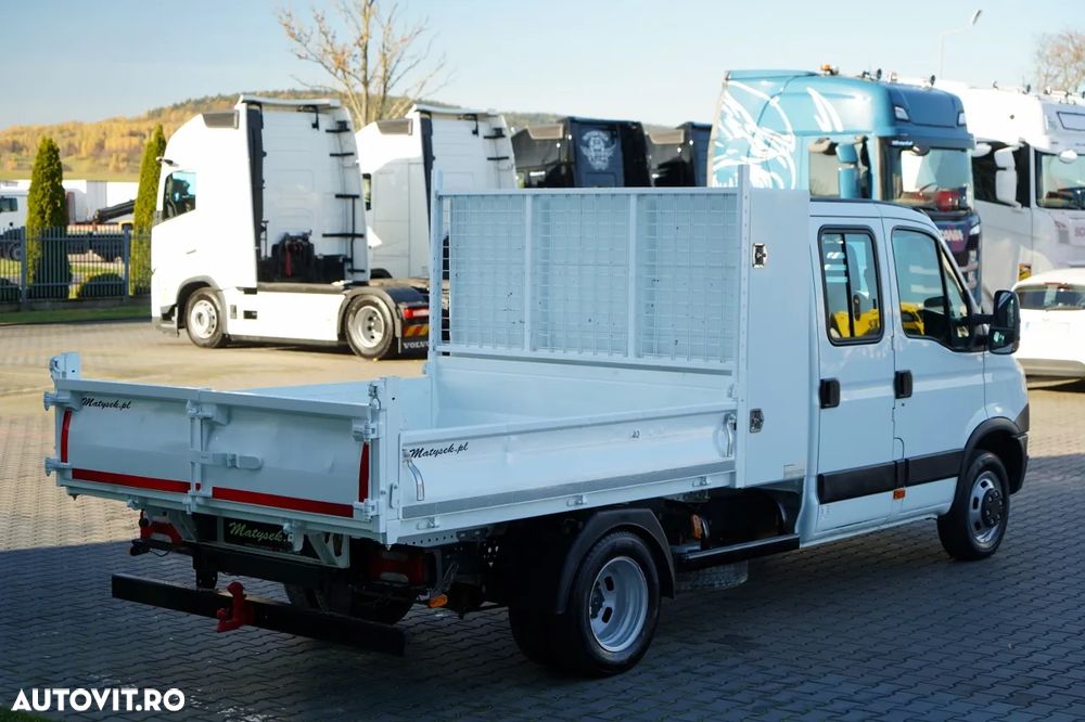 Iveco DAILY 35C11 / BASCULATOR / CU TRACȚIE MÂNĂ / DOUĂ TRACȚII / MANUAL / 7 LOCURI / IMPORTAT - 13