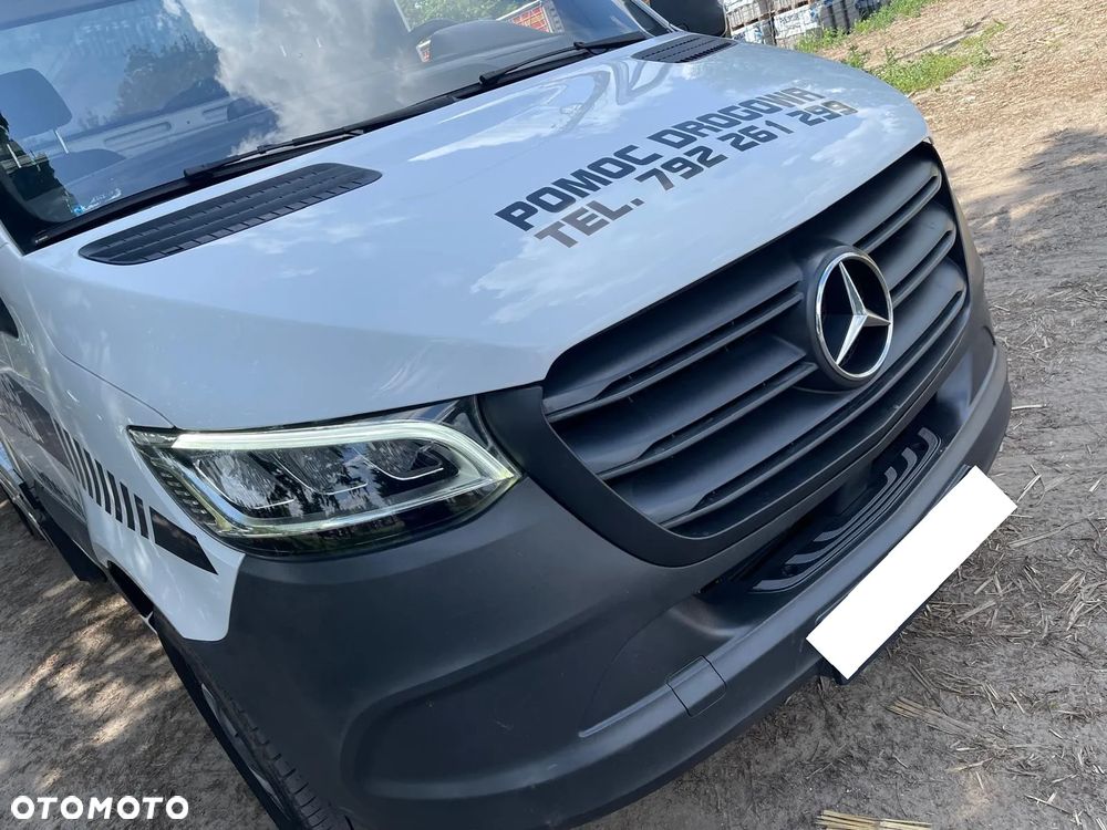 Mercedes-Benz Sprinter W907 2.2 CDI 163 Km Automat 7G-Tronic 2020 ROK Klima Led Hak Najazd 4.60 M Super stan Gotowy do Pracy Bardzo ładny - 33