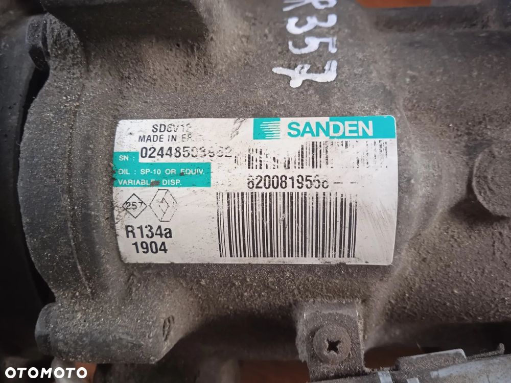 Sprężarka klimatyzacji	Renault Clio III 1.2 - 2