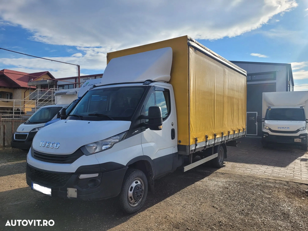 Iveco Daily 35-150 platforma cu obloane si prelata culisanta 10 europaleti, AC, finantare leasing, istoric service