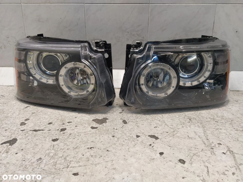 RANGE ROVER SPORT L320 LIFT LAMPA LAMPY REFLEKTOR REFLEKTORY PRZÓD PRZEDNIE LEWA PRAWA XENON PRZETWORNICE KOMPLET ORYGINAŁ - 2