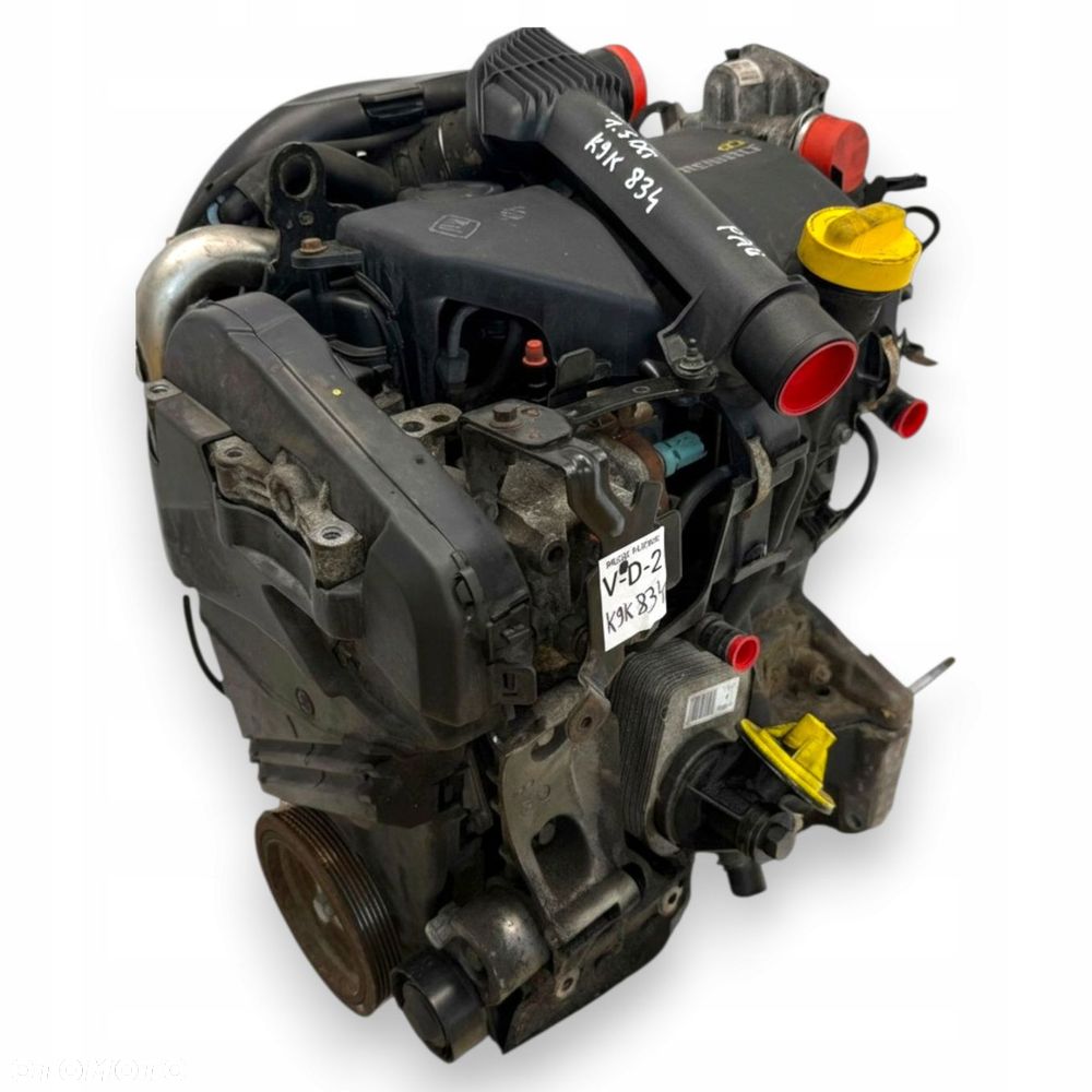 SILNIK K9K834 Renault Megane Scenic III Fluence 1.5 DCI 90KM diesel komplet - 8