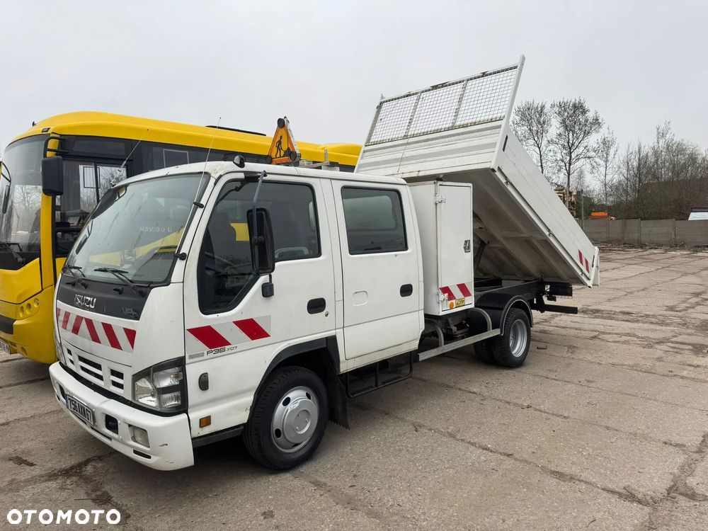Isuzu NPR P35 Wywrotka Tylko 48 tys Opony Michelin Jak Nowe Brygadówka Dobelkabina Doka Dubelkabina - 1