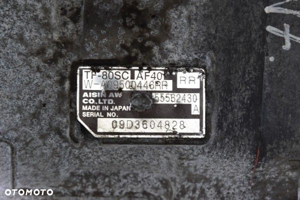 Skrzynia Biegów Opel INSIGNIA A ASTRA J 2.0 CDTI automat 55562430A TF-80SC - 11