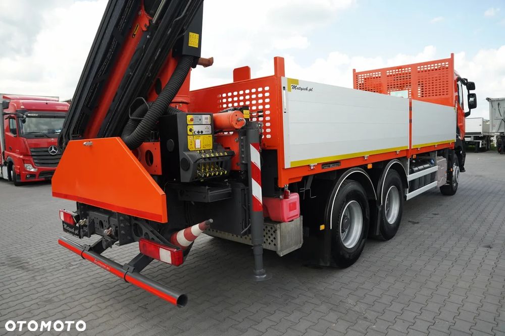 Renault C 430 / 6x4 / SKRZYNIOWY 6,5 M + HDS PALFINGER PK 18 002-EH C  / WYSÓW 12,5 M / STEROWANIE RADIOWE / ROTATOR / WIDŁY DO PALET - 17