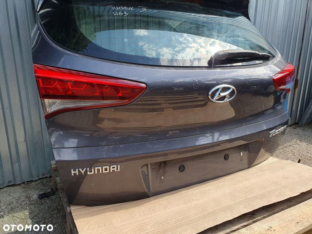 HYUNDAI TUCSON III KLAPA BAGAŻNIKA TYŁ TYLNA WG3 KOMPLETNA KAMERA I LAMPY - 2