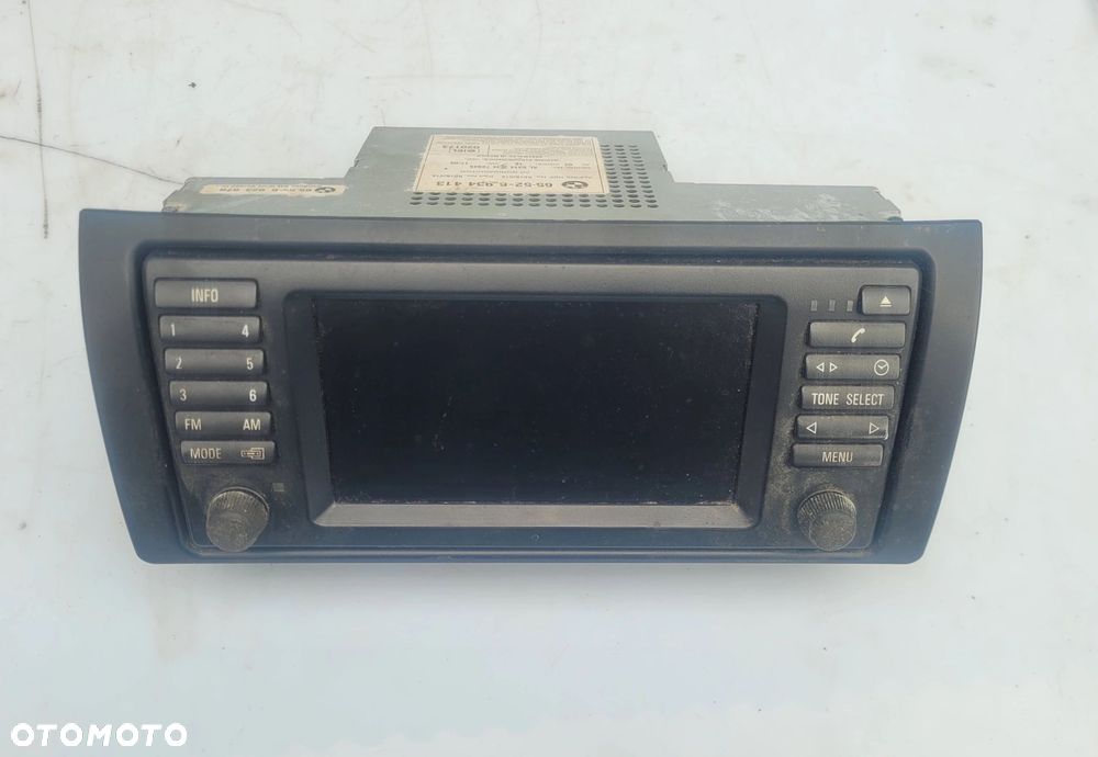 MONITOR EKRAN WYŚWIETLACZ NAWIGACJII BMW X5 E53 6934413 6923878 - 1