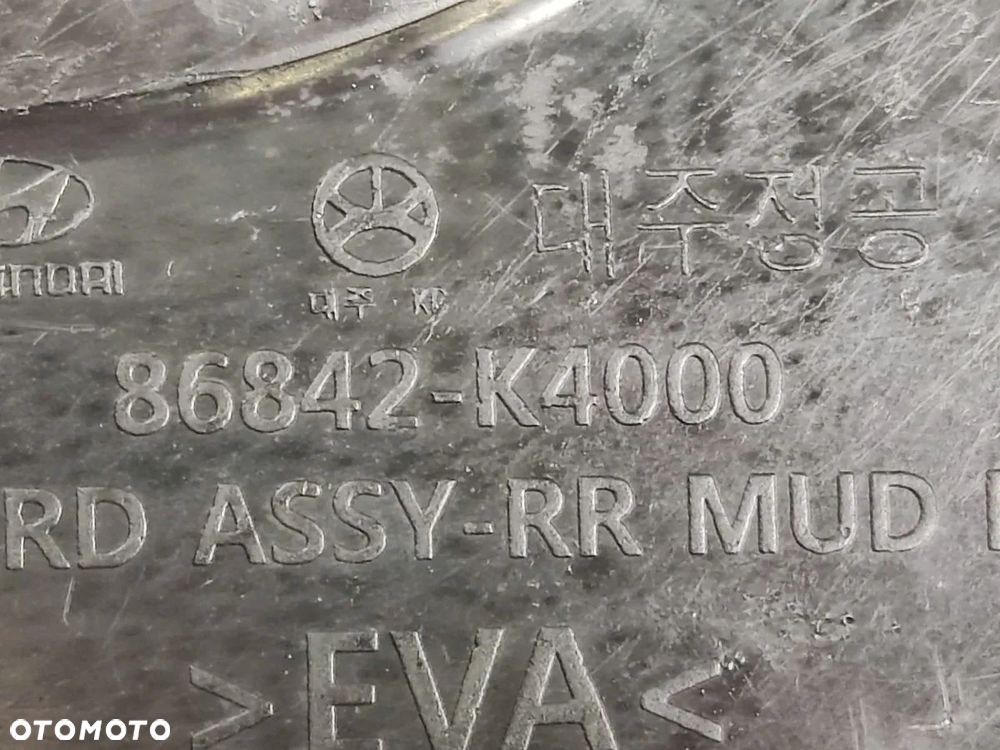 HYUNDAI KONA EV 19-20r Chlapacz Tył Prawy Lewy - 3