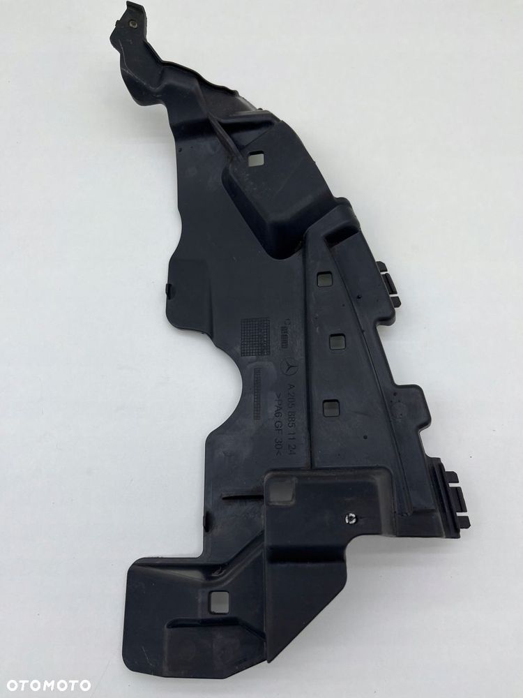 MERCEDES W205 ŚLIZG ZDERZAKA LEWY TYŁ UCHWYT WYDECHU A2058851124 - 1