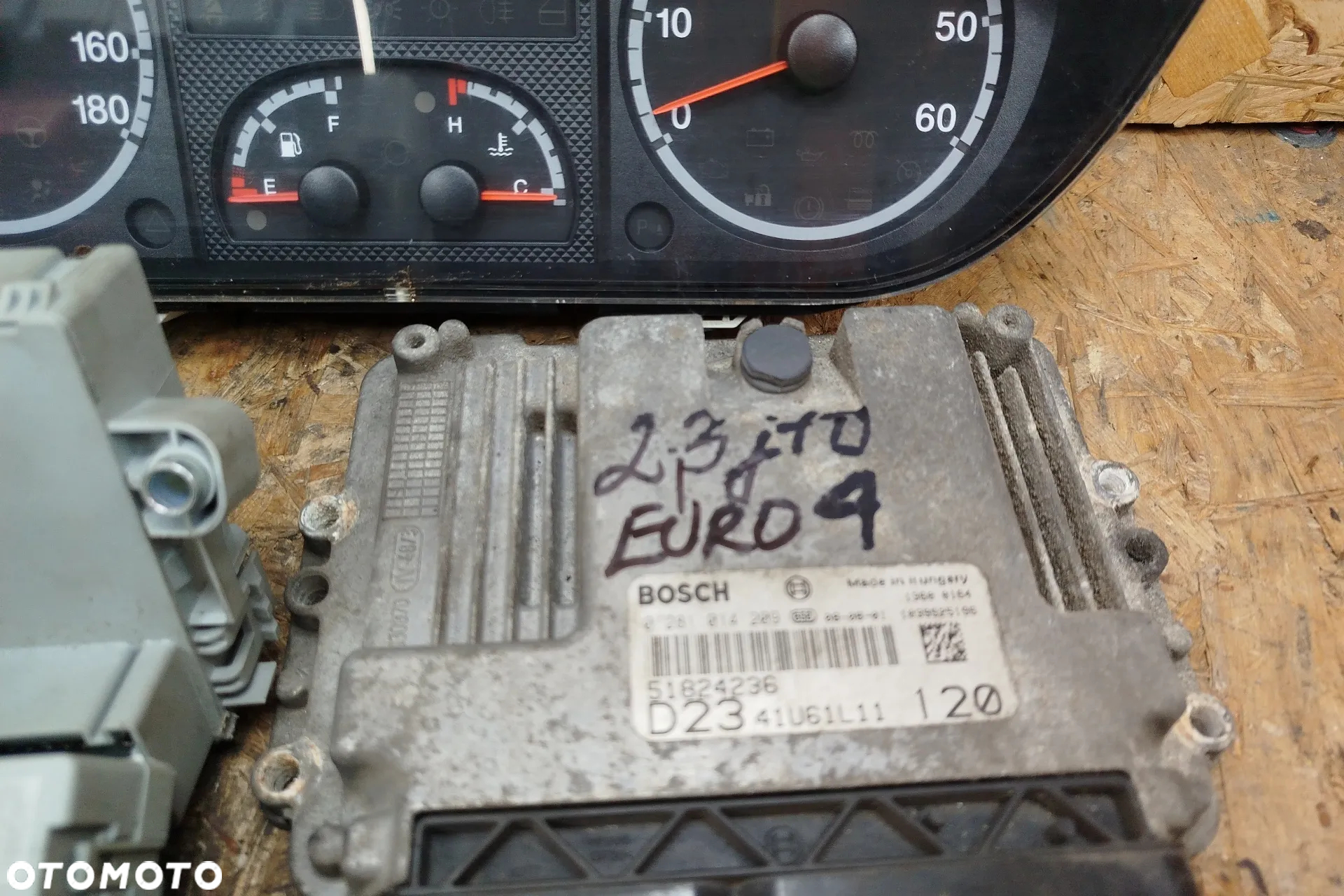 zestaw startowy KOMPUTER 0281014209 51824236 Fiat Ducato 2.3jtd EURO4 całość komplet z foto do odpalenia Twojego auta - 2