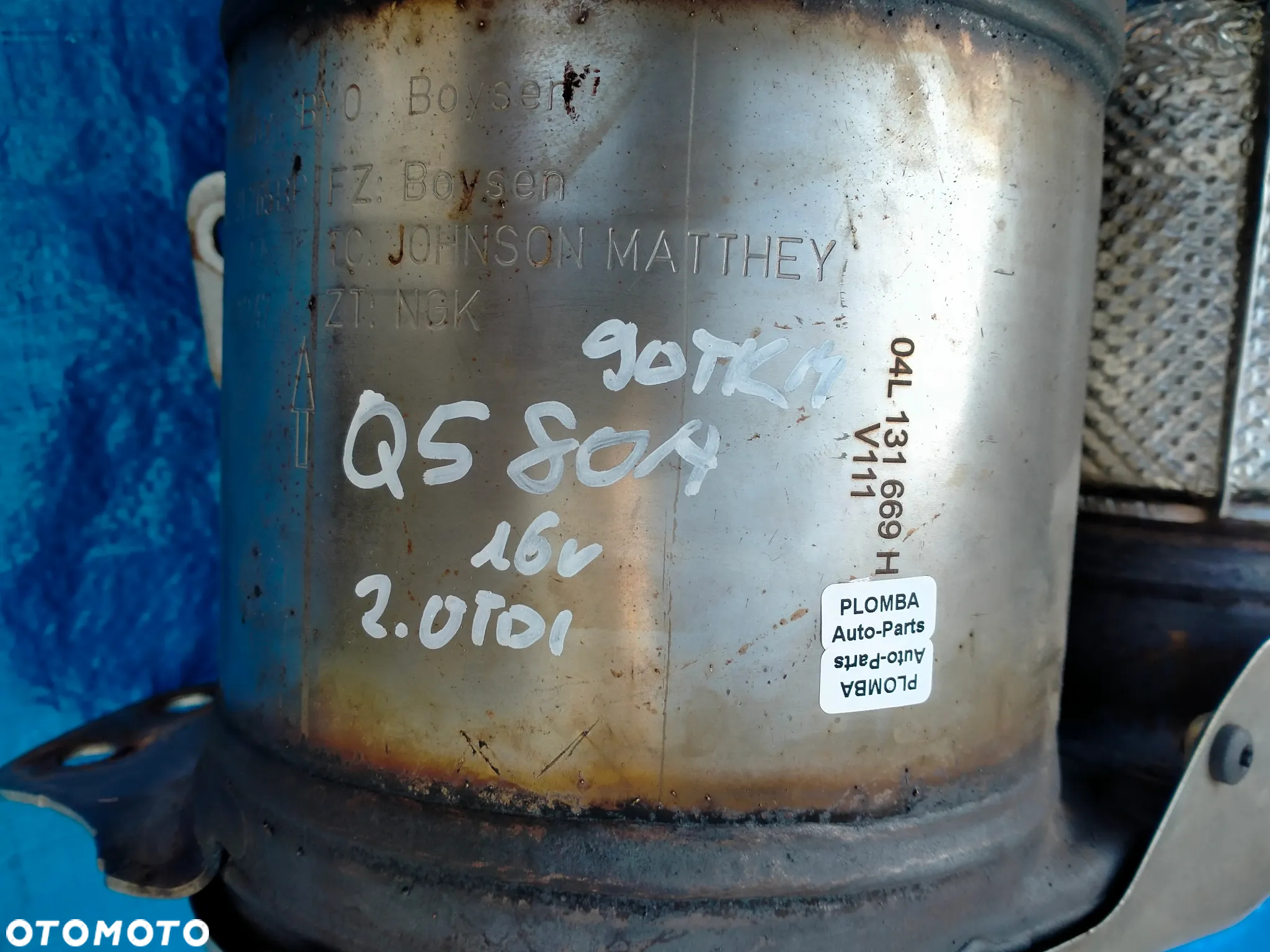 Audi A4 B9 8W / 04L131765BP / Filtr Cząstek Stałych DPF FAP / Sonda / Czujnik / ORYGINAŁ - 2