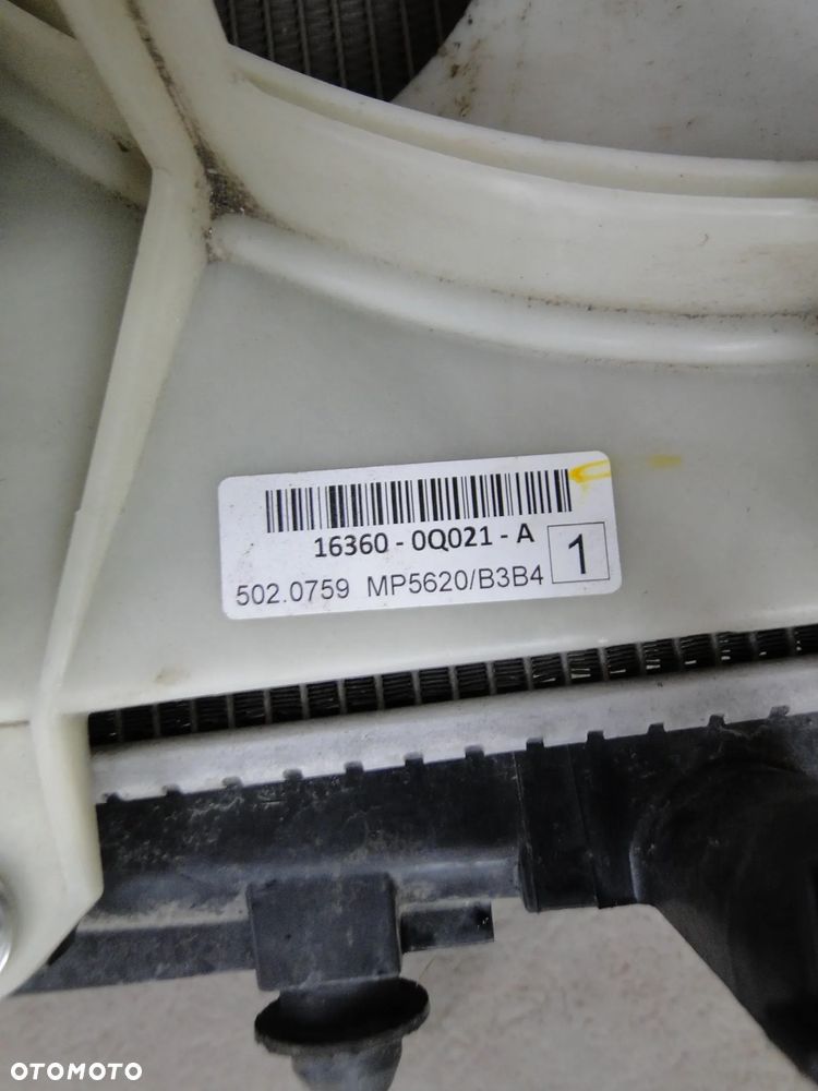 PEUGEOT 108 CITROEN C1 AYGO II 2 CHŁODNICA WODY PŁYNU KLIMATYZACJI WENTYLATOR 1.0VTI 14-22r EUROPA - 6