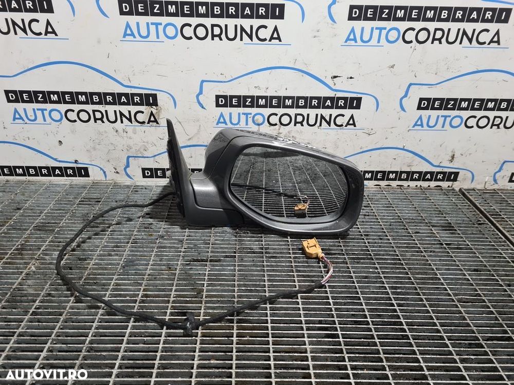 Oglinda dreapta Porsche Cayenne Facelift 2007 - 2010 4 Usi GRI LM7W (1060) Rabatabile - 2