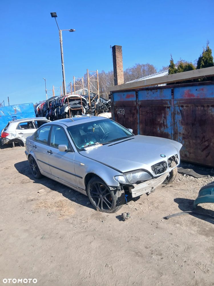 BMW E46 01- SILNIK 2.0D 320D M47 SKRZYNIA BIEGÓW DRZWI ZDERZAK BŁOTNIKI KLAPA TYŁ LAK TITANSILBER METALIC - 1