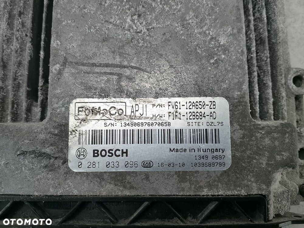 STEROWNIK FORD TRANSIT CONNECT II FV61-12A650-ZB  0281033096  BOSCH 1.5 - 3