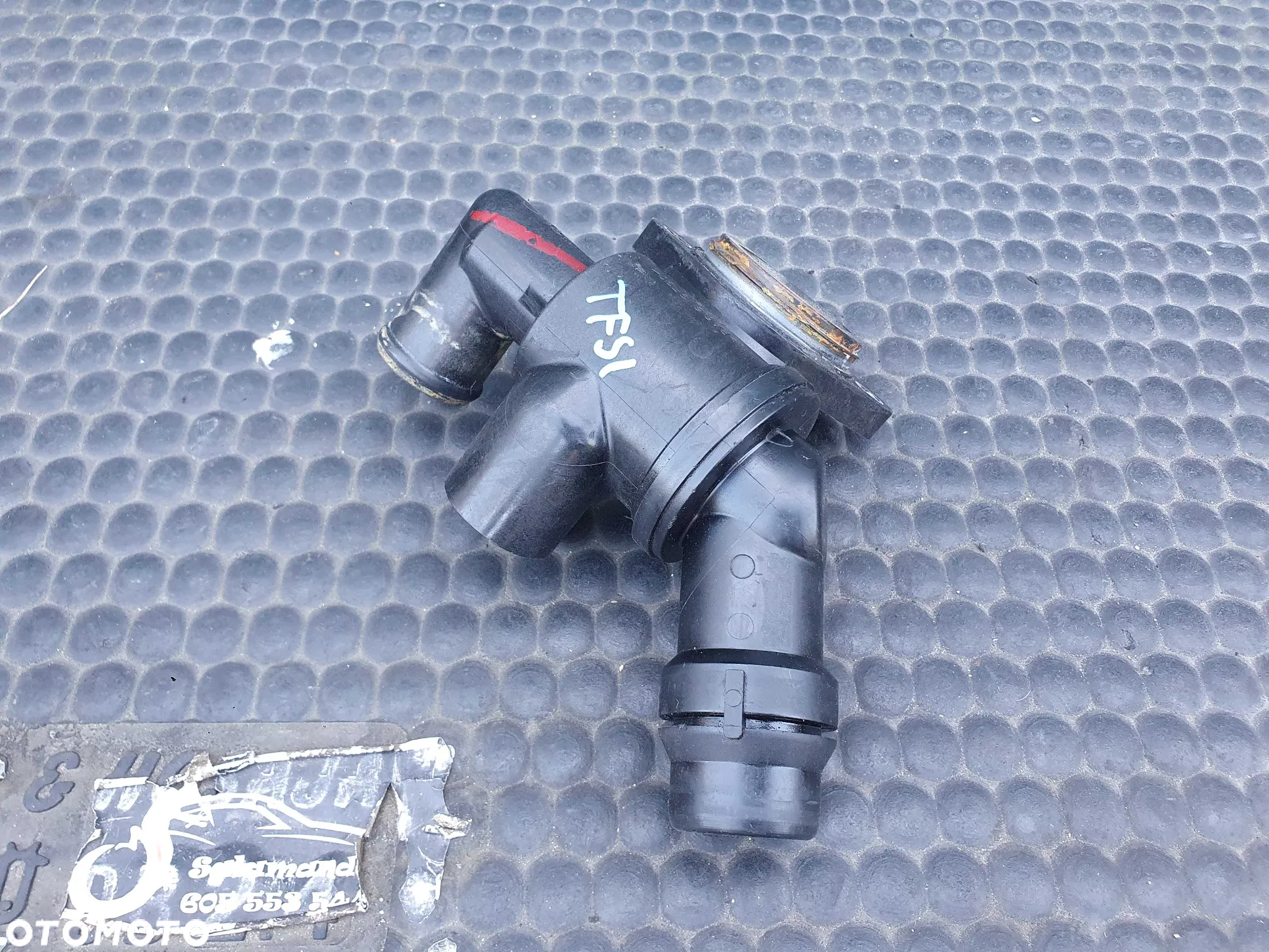 Obudowa Termostat Y2495002 06D121133C Krociec Czujnik Przewod Waz 2.0 TFSI Audi A4 B7 A6 C6 - 8