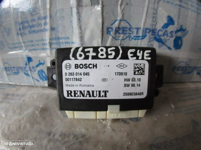 Modulo 259905848R 00117842 RENAULT CLIO 4 SW 2017 1.5DCI 90CV 5P CINZA Módulo Sensores De Estacionamento - 1