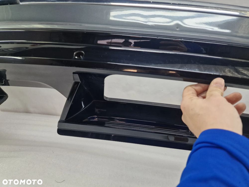 VW TIGUAN II 5NA 15- R-LINE ZDERZAK TYLNY TYLNI TYŁ + DYFUZOR POD HAK + ŚRODKOWY CHROM , NR 5NA807521C + 5NA807568G , NR AUKCJI DT872 - 19