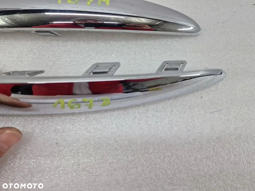 FIAT 500 LIFT 15- PRAWA LISTWA / CHROM DOLNY ZDERZAKA PRZEDNIEGO PRZÓD , NR 735619525 , NR AUKCJI C/167 - 8