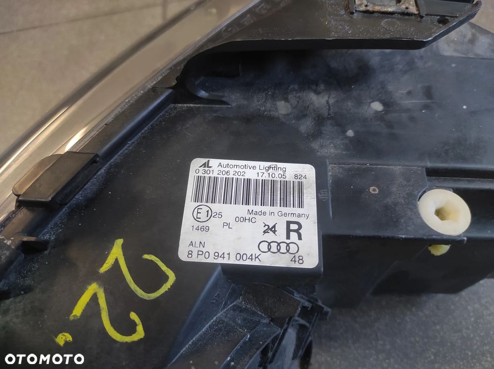 AUDI A3 8P 03-08R LAMPA PRAWA PRZEDNIA ..22.. H7 8P0941004K WYSYŁKA !!! - 4