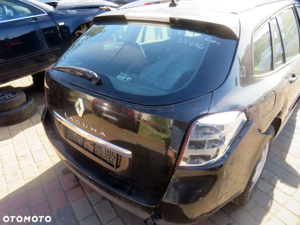 KLAPA BAGAŻNIKA TYLNA LAGUNA III PH1 KOMBI NV676  CZARNY RENAULT 2007-2012 - 3