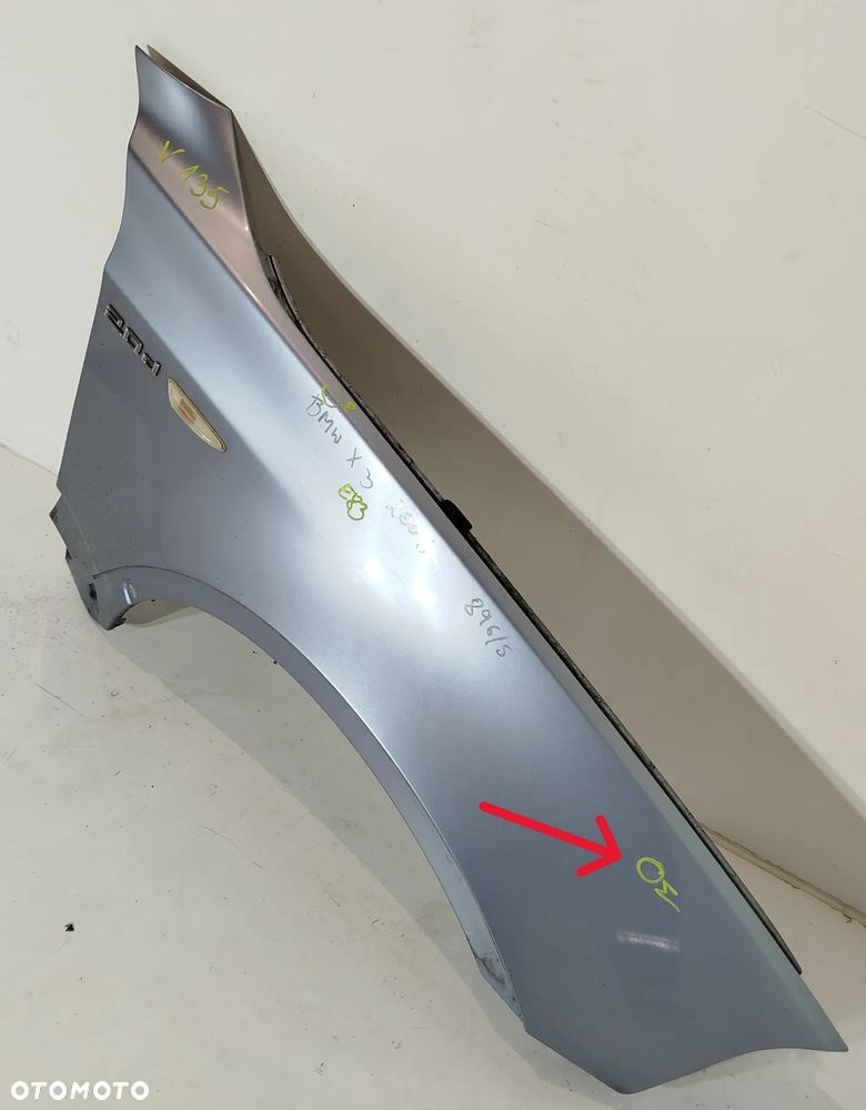 błotnik prawy przedni BMW X3 E83 03-09 896/5 - 2