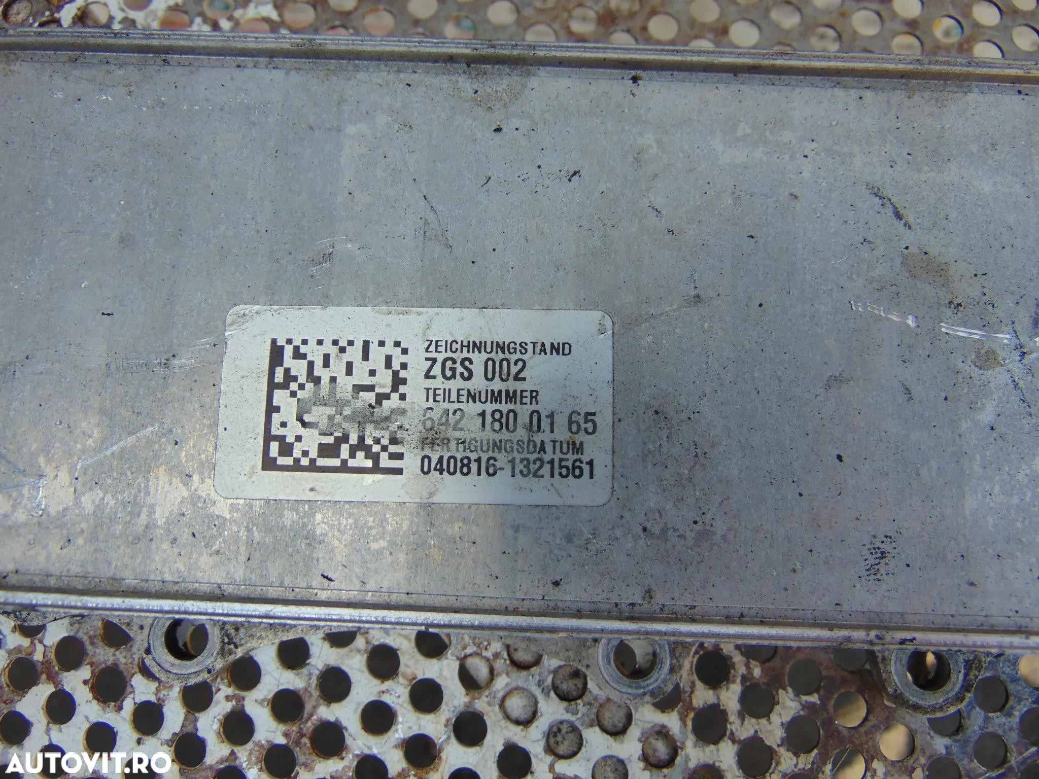 Termoflot Mercedes ml w164 3.0 cod a6421800165 cls w219 glk w166 racitor ulei - 3