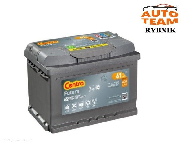 Akumulator Centra Futura 61ah 3l.gwar+assistance!!