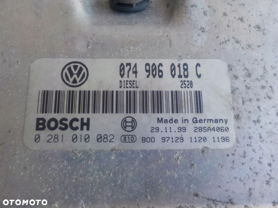 VW T4 2.5 TDI KOMPUTER STEROWNIK 074906018C - 2