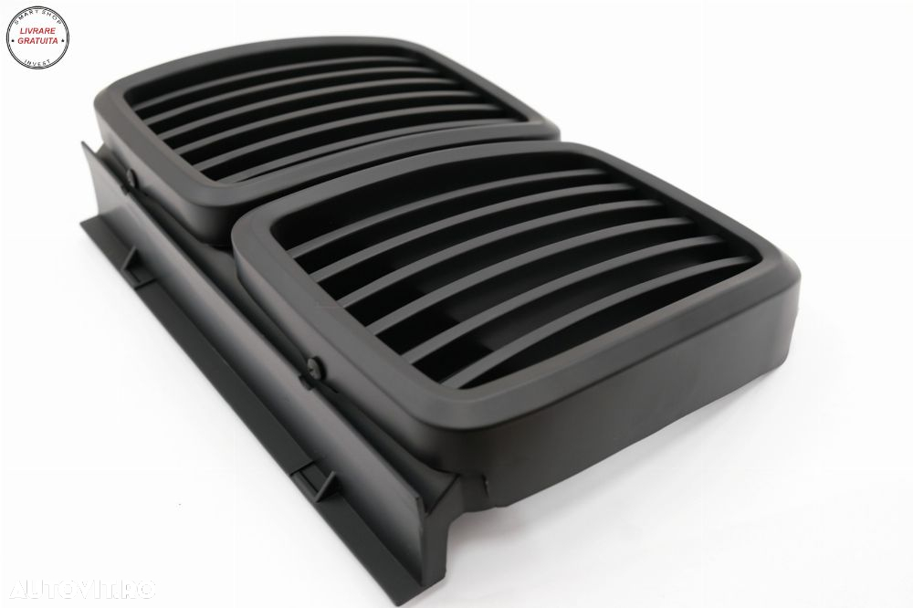 Grila Centrala BMW Seria 3 E30 (1982-1994) Negru Mat- livrare gratuita - 4