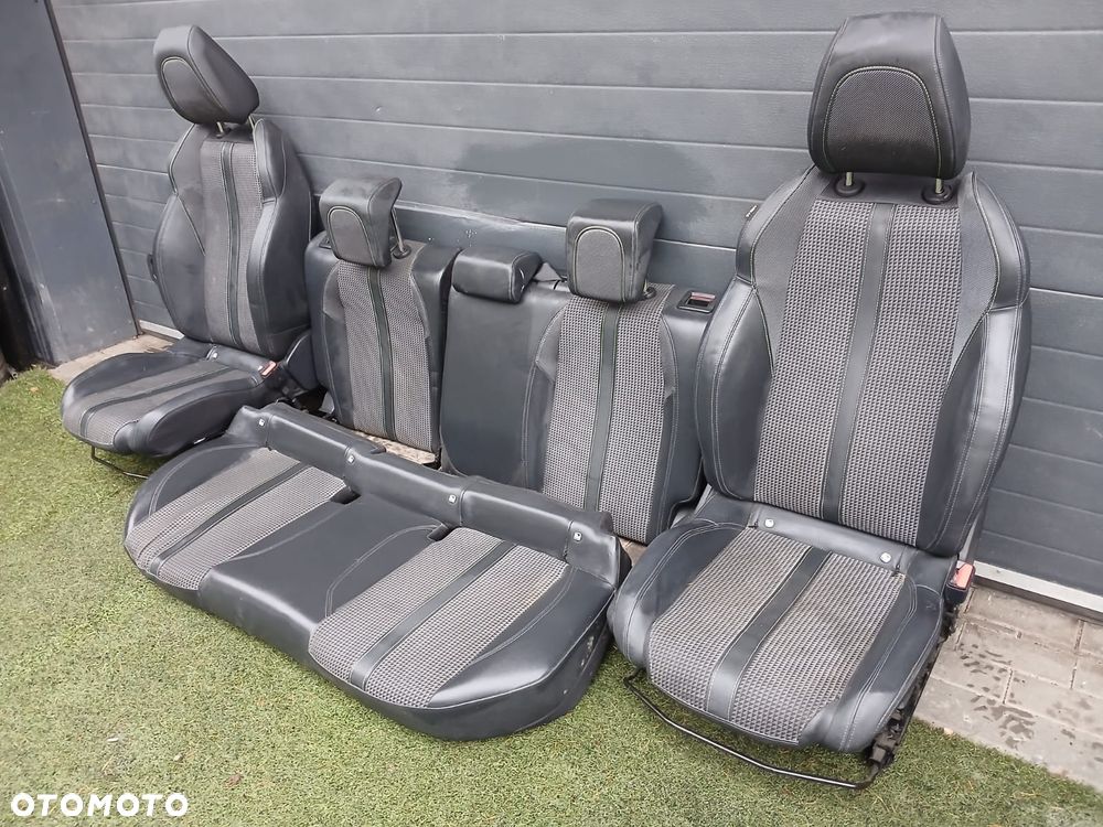 FOTEL FOTELE KANAPA TYŁ PÓŁSKÓRA PEUGEOT 208 II GT LINE - 3