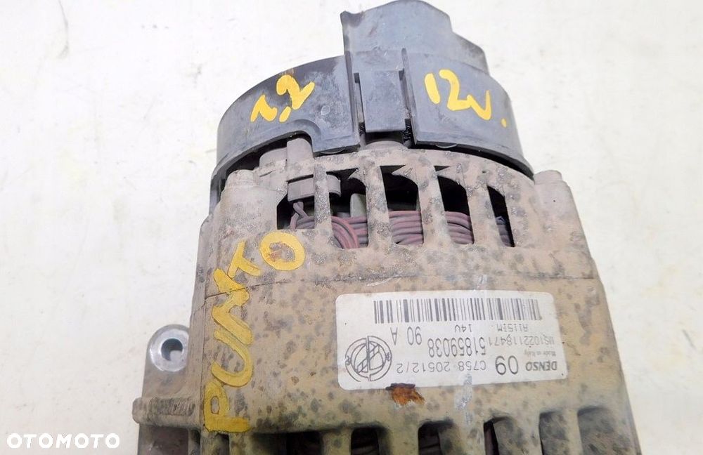 FIAT GRANDE PUNTO 199 1.2 06-12r ALTERNATOR 51859038 - 2