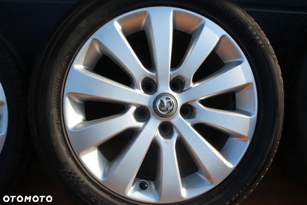 FELGI ALUMINIOWE KOŁA OPONY LETNIE OPEL ASTRA J K ZAFIRA C R17 5x115 ET44 225/50/17 - 6