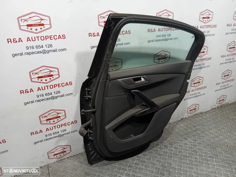 Porta Trás Traseira Direito Peugeot 508 Carro Original - 7