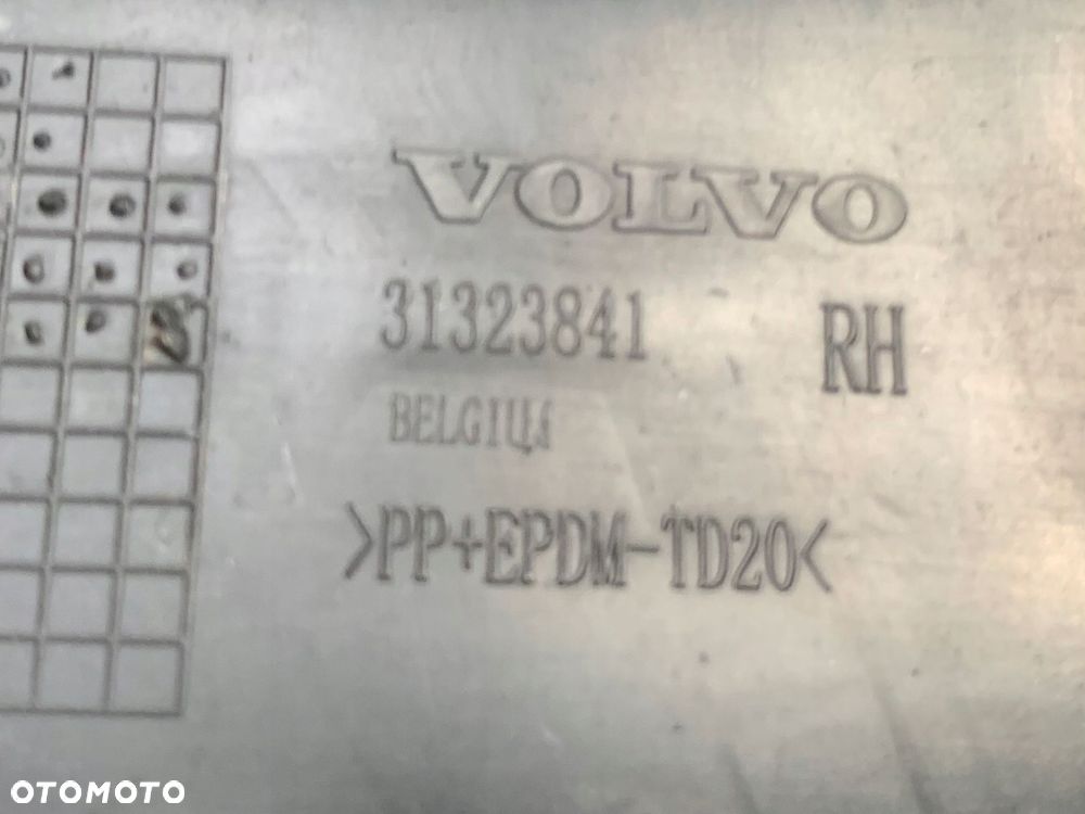 volvo s60 v60 prawy ślizg mocowanie zderzaka 31323841 - 3