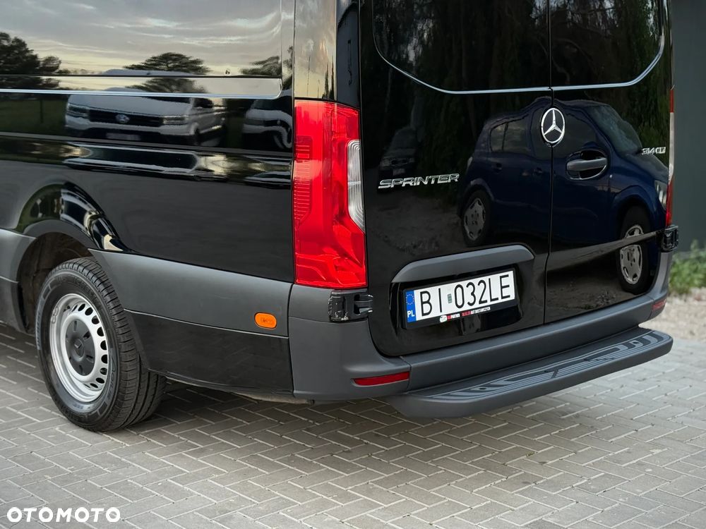 Mercedes-Benz Sprinter 314 CDI / Maxi L3 H2 / 2020 Rok Produkcji /  Automat 7G Tronic / 2.143cm3 OM651 / Czarny / Zarejestrowany w PL - 16