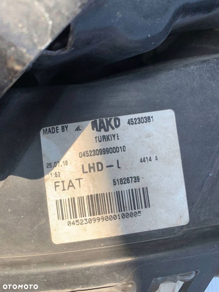 Lampa przód przednia lewa Fiat Linea 51826739 WWA - 6