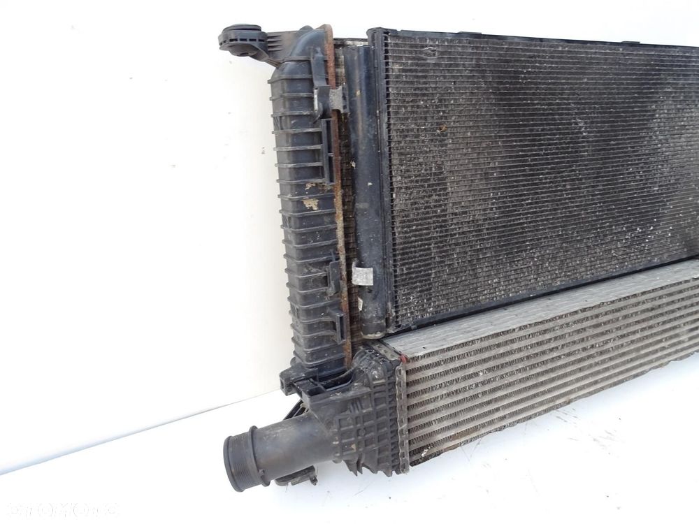 KPL CHŁODNIC INTERCOOLER + WENTYLATORY 8K0959501G 2.0 TDI AUDI A6 C7 - 4