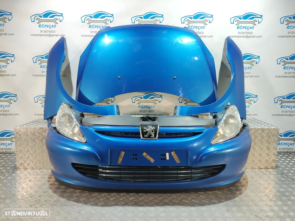 FRENTE COMPLETA PEUGEOT 307 3 A/C CAPOT PARACHOQUES GUARDA-LAMAS OTICAS RADIADOR VENTILADOR FRENTE FIBRA REFORÇO