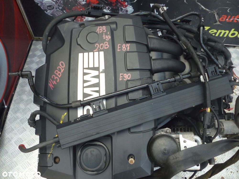 SILNIK KOMPLETNY BMW E87 118i 2.0B N43B20 139 TYS - 2