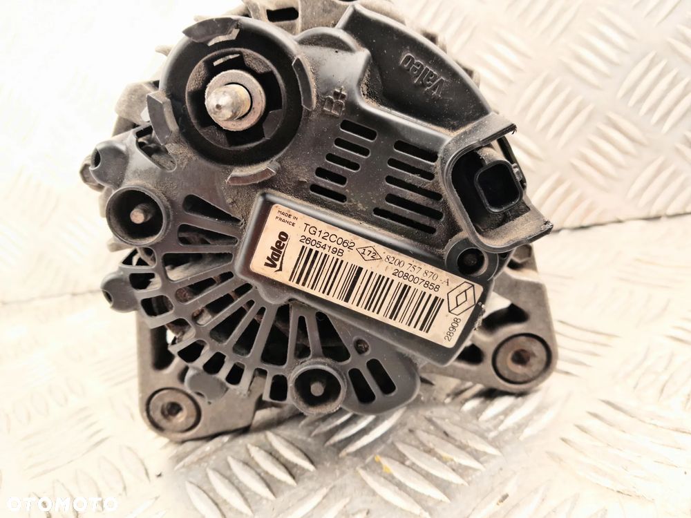 Alternator Valeo RENAULT Megane III Scenic III 08-16r. 1.9 DCI 130 KM 8200757870-A - 5