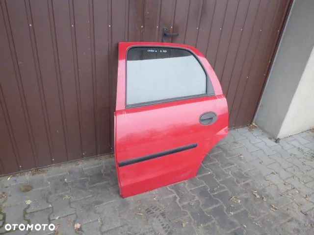 DRZWI LEWY TYŁ LEWE TYLNE KOMPLETNE OPEL CORSA C Z573 - 4