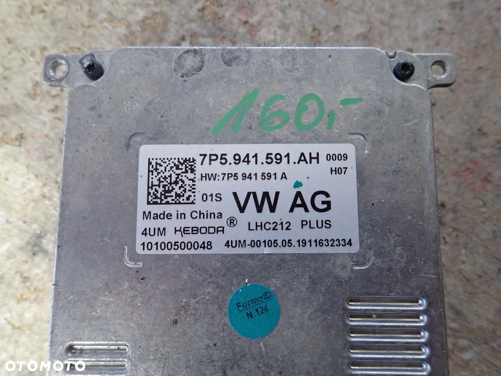 VOLKSWAGEN AUDI PRZETWORNICA MODUŁ LED 7P5941591AH - 2