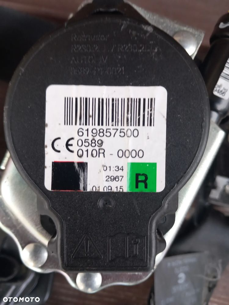 PAS BEZPIECZEŃSTWA PRZEDNI PRAWY VOLVO v40 II 619857500 - 1