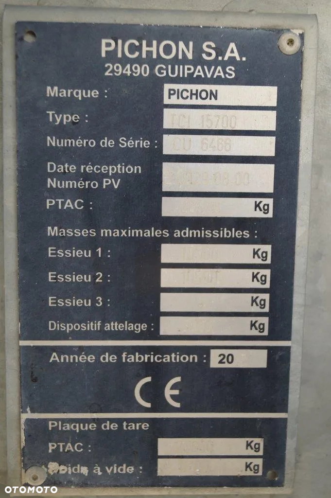 Pichon Wóz Asenizacyjny TCI 15700 z ramieniem górnym - 31