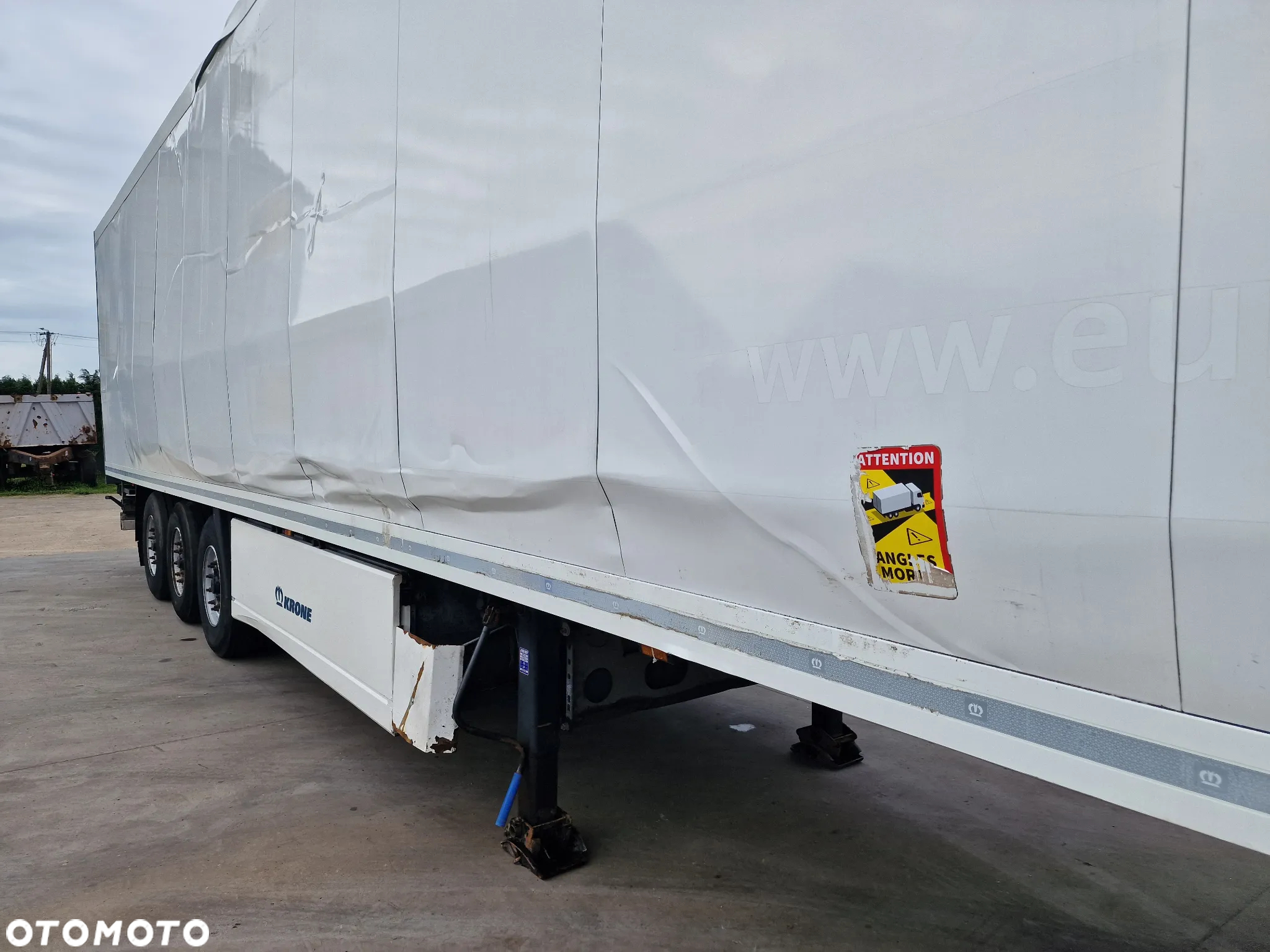 Krone Chłodnia Doppelstock Carrier Vector 1550 2021 rok Uszkodzona - 9